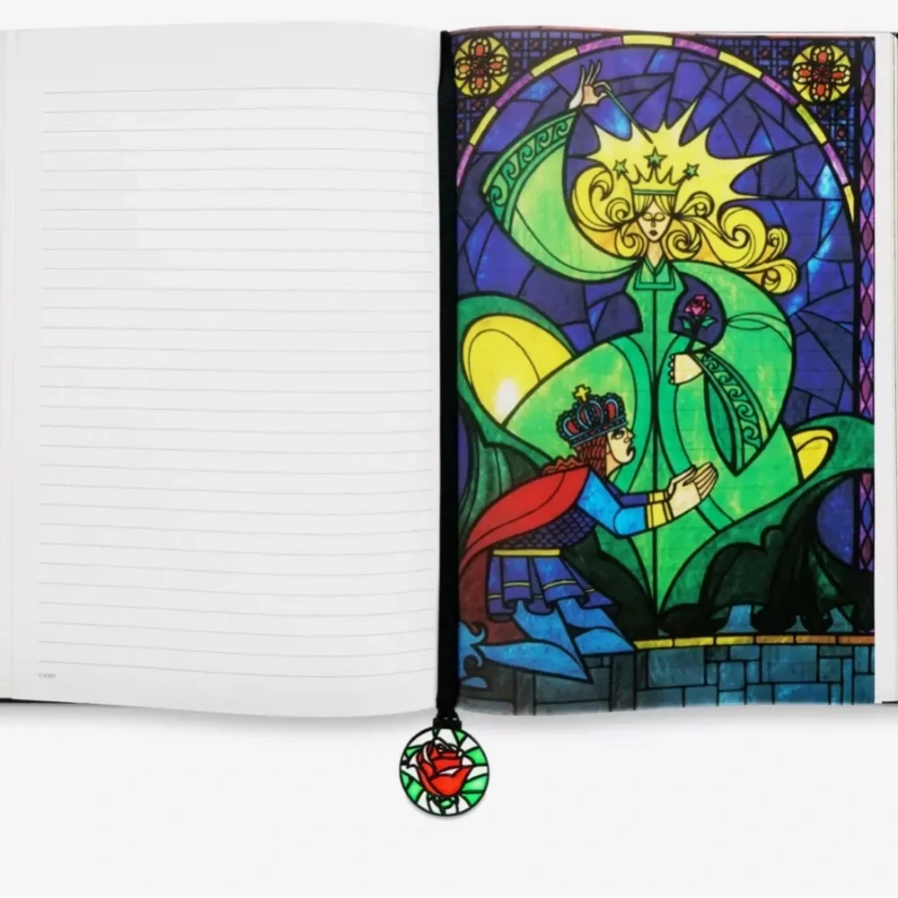 Beauty and the Beast Stained Glass Window Replica‎ Journal
